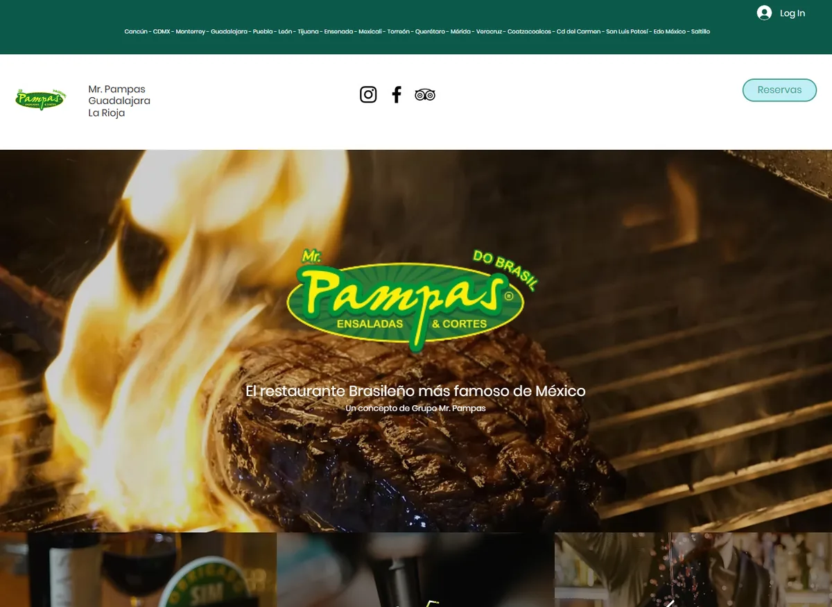Precios oficiales del rodizio Mr. Pampas Guadalajara